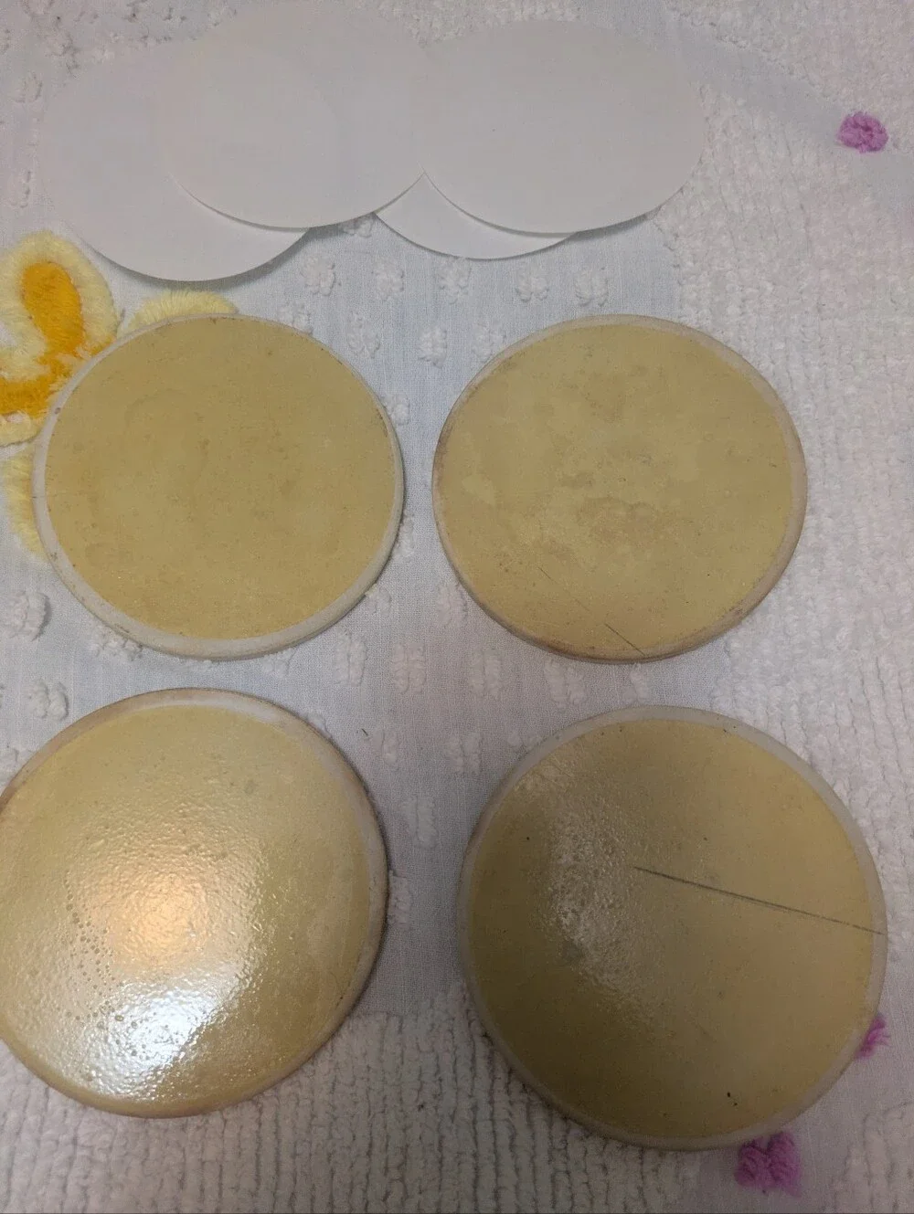 Set of 4 Thirstystone Beige and Black Cape Lookout Lighthouse Sandstone Coaster